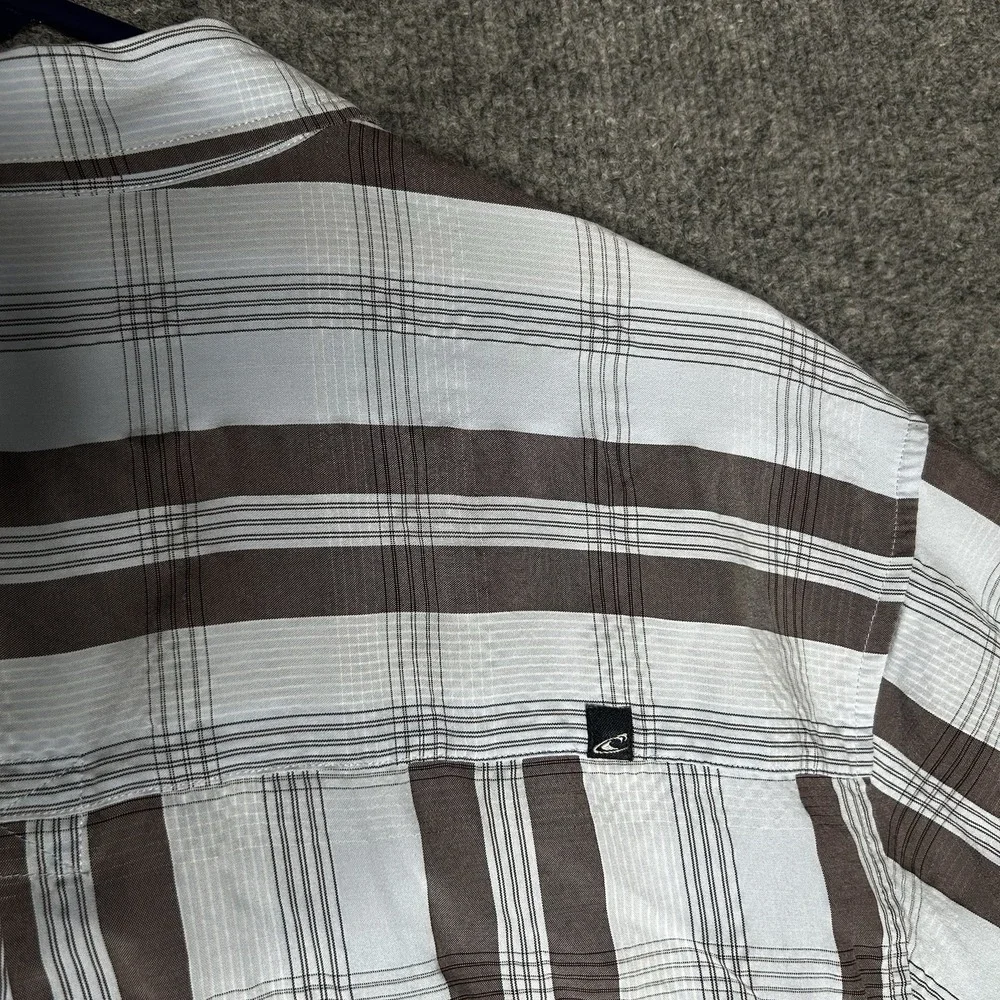 Vintage Y2k Oneill Button Up Shirt Men Size Large Striped